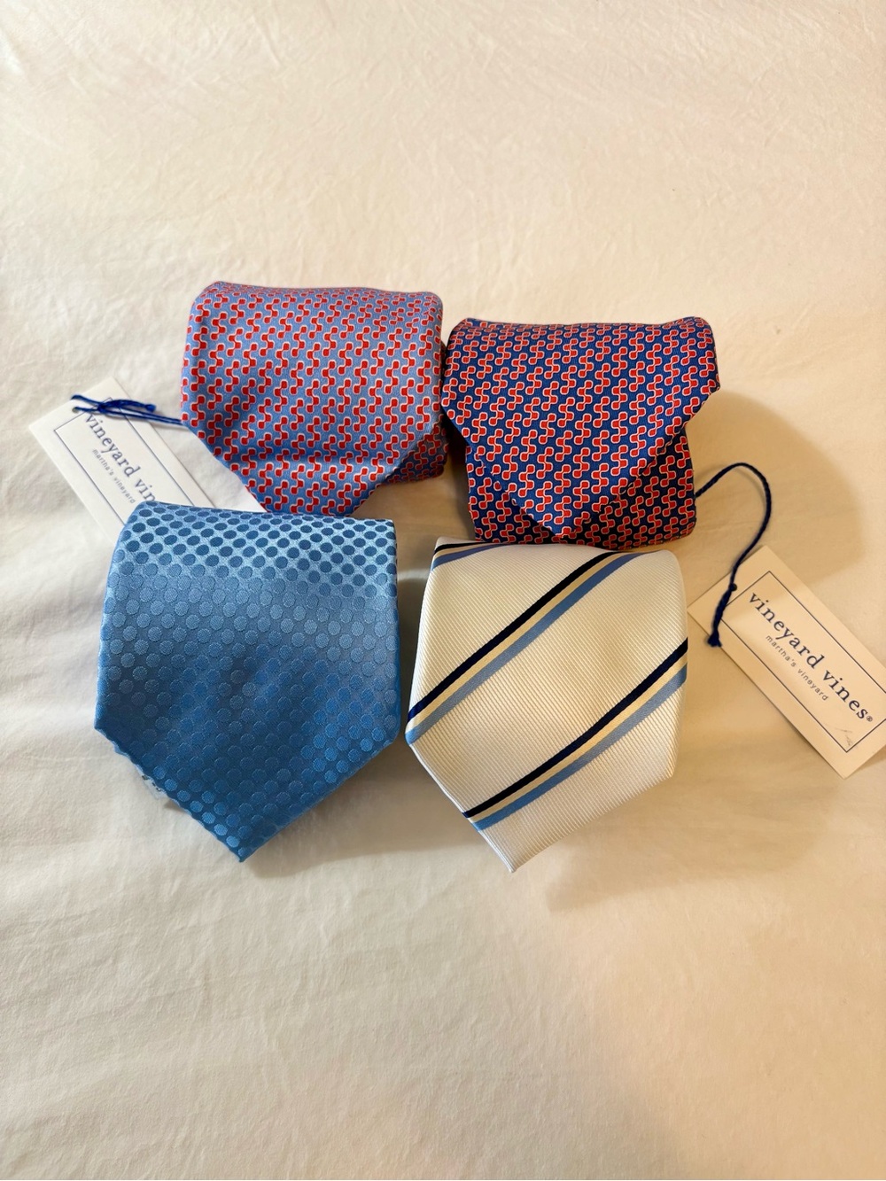 Men’s Assorted Designer Necktie Set-vineyard vines NWT